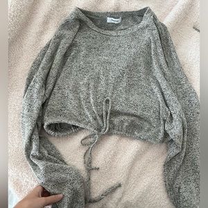 Grey long sleeve top